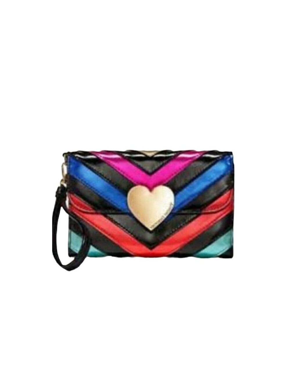 Victorias Secret V- QUILT RAINBOW DOWN TOWN CROSS BODY PURSE BAG NWT - Picture 2 of 8